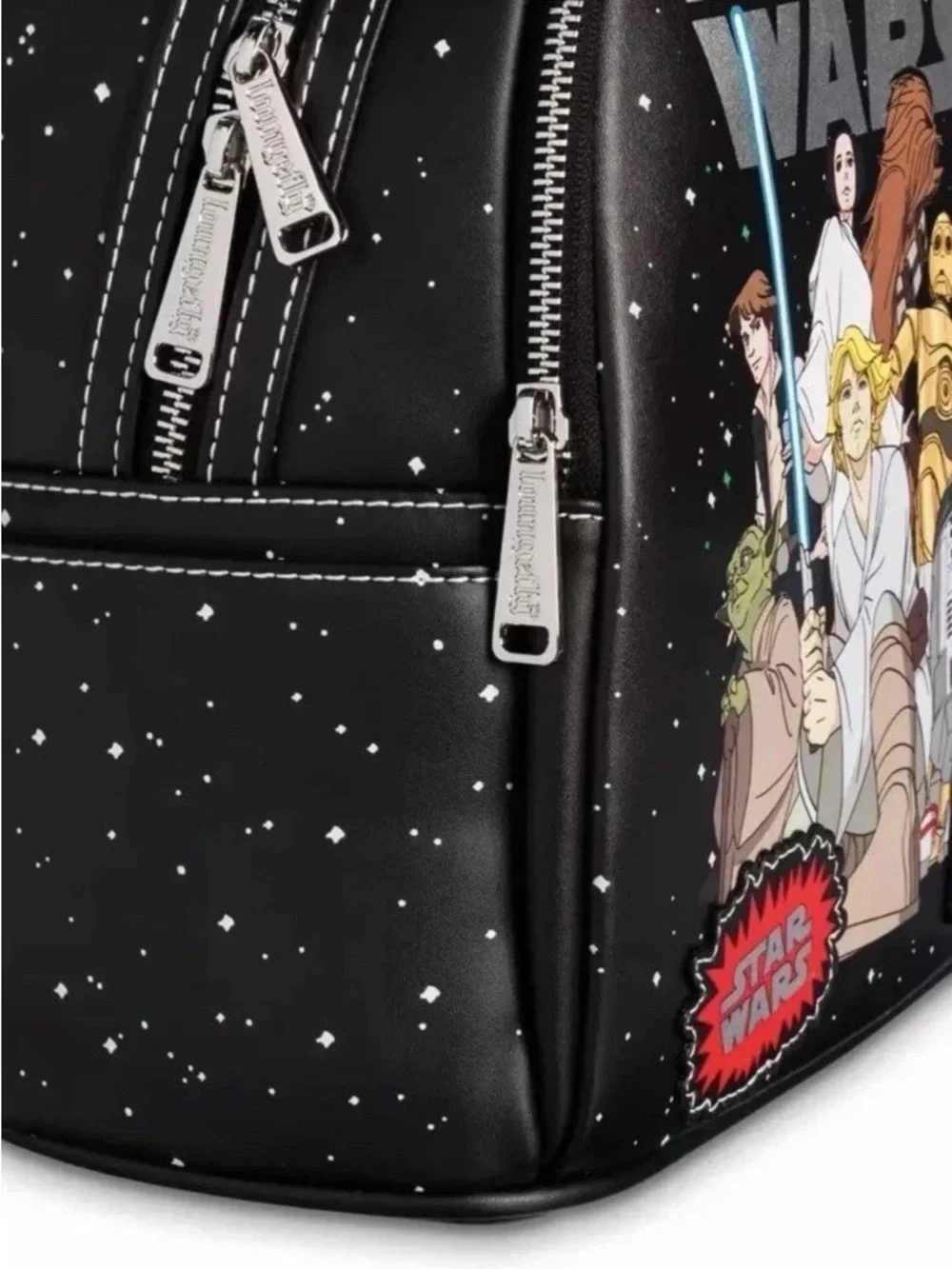 2024 DISNEY PARKS LOUNGEFLY STAR WARS GLOW-IN-THE-DARK BACKPACK